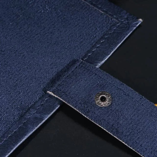 Scroll of Holding (Blue) | Vegan Leather Dice Mat