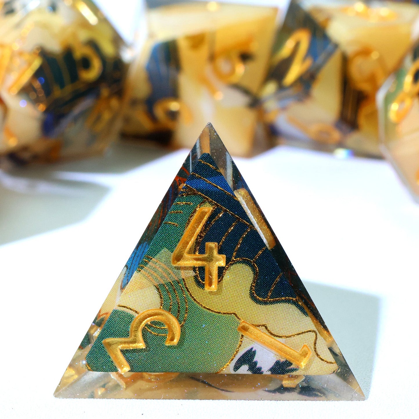 Whispering Glade | Art Core Dice | 7 Piece Set