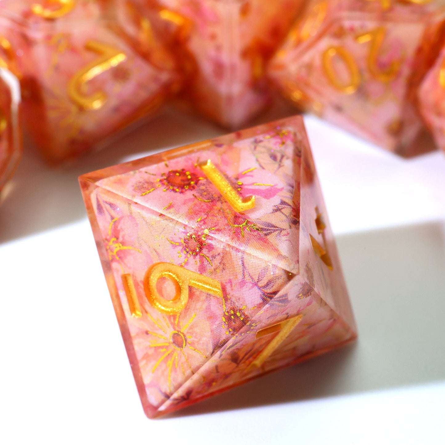 Fey Blossom | Art Core Dice | 7 Piece Set