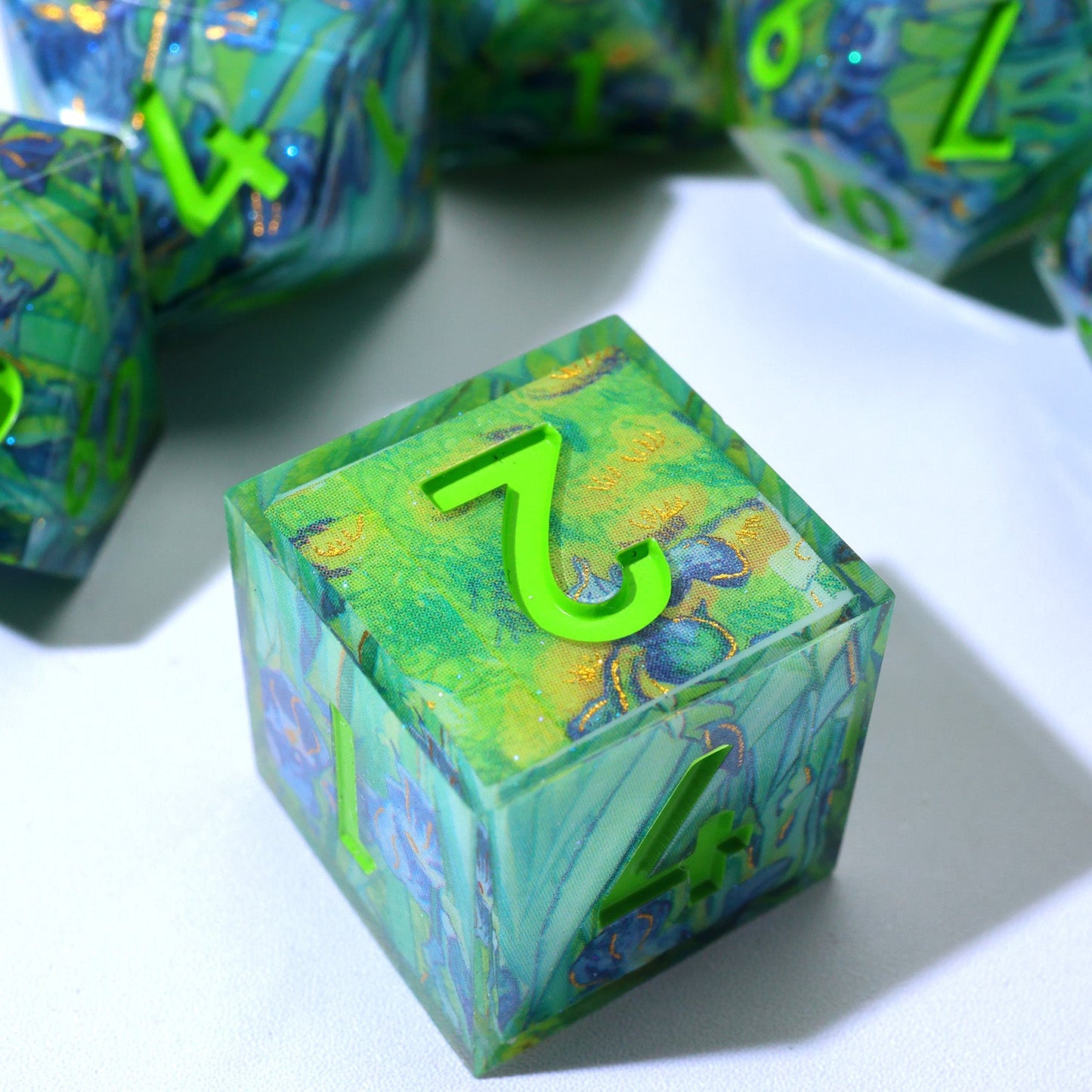 Bluemorn Grove | Art Core Dice | 7 Piece Set